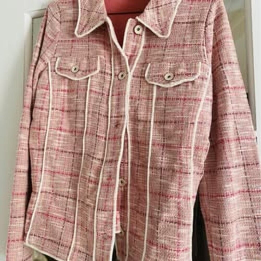 Pink Tweed Jacket